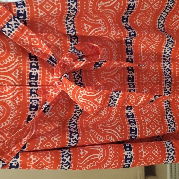 Vineyard Vines Shift Dress- 4 red /navy /white - EUC - Picture 4 of 5